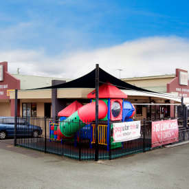 An outdoor play area just for kids