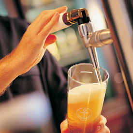 Beer on tap