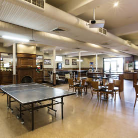 Try your skills at table tennis in our Sports bar at Blacktown Inn
