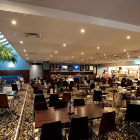 Bistro dining at the Seaford Hotel