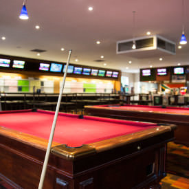 Shoot a game of pool in the Blackburn Hotel Sports Bar