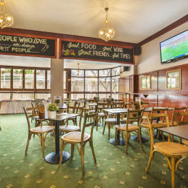 Enjoy a meal at the Kirribilli Hotel bistro