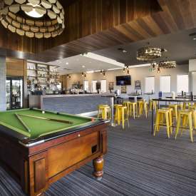 The Sports Bar is the perfect spot to relax with friends