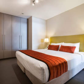 Comfortable accommodation in the One Bedroom Apartment at the Quality Hotel Sands in Narrabeen