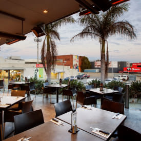 Relax outdoors with friends at the Newmarket Hotel