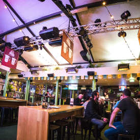 The Beer Garden is the perfect place to meet friends for a drink at the Victory Hotel
