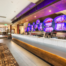 Relax in the bar at Crows Nest Hotel