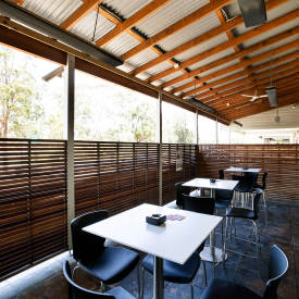 Blacktown Inn has an outdoor courtyard for relaxing afternoons with friends