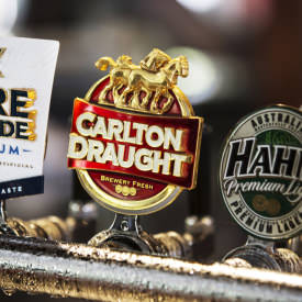 Harlequin Inn has favourite beers on tap