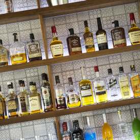 We have a large variety of spirits to choose from in our Public Bar