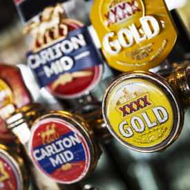 Favourite beers on tap at The Club Tavern Caboolture