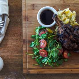 Enjoy a delicious steak at the Crows Nest Hotel